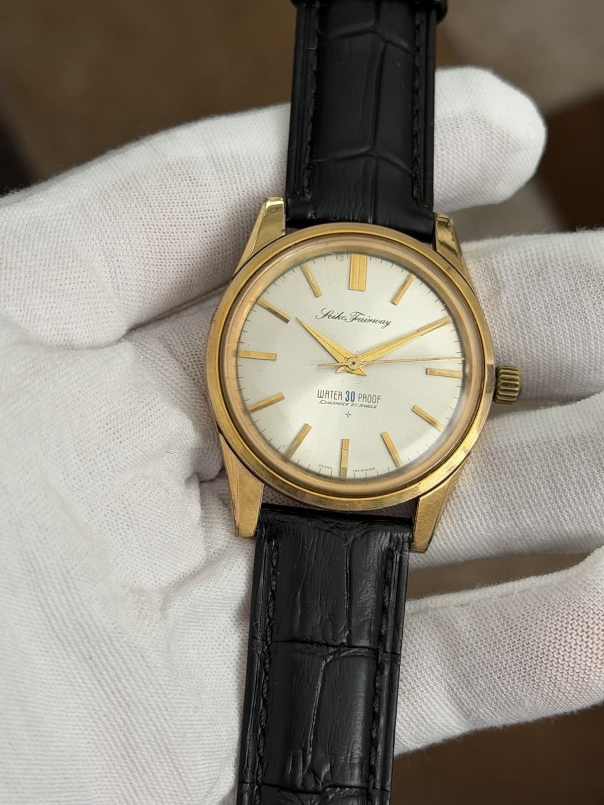 Rare Vintage Seiko Fairway J13048 Men’s Classic 21J Manual Dress Watch JDM 1960s - Image 1