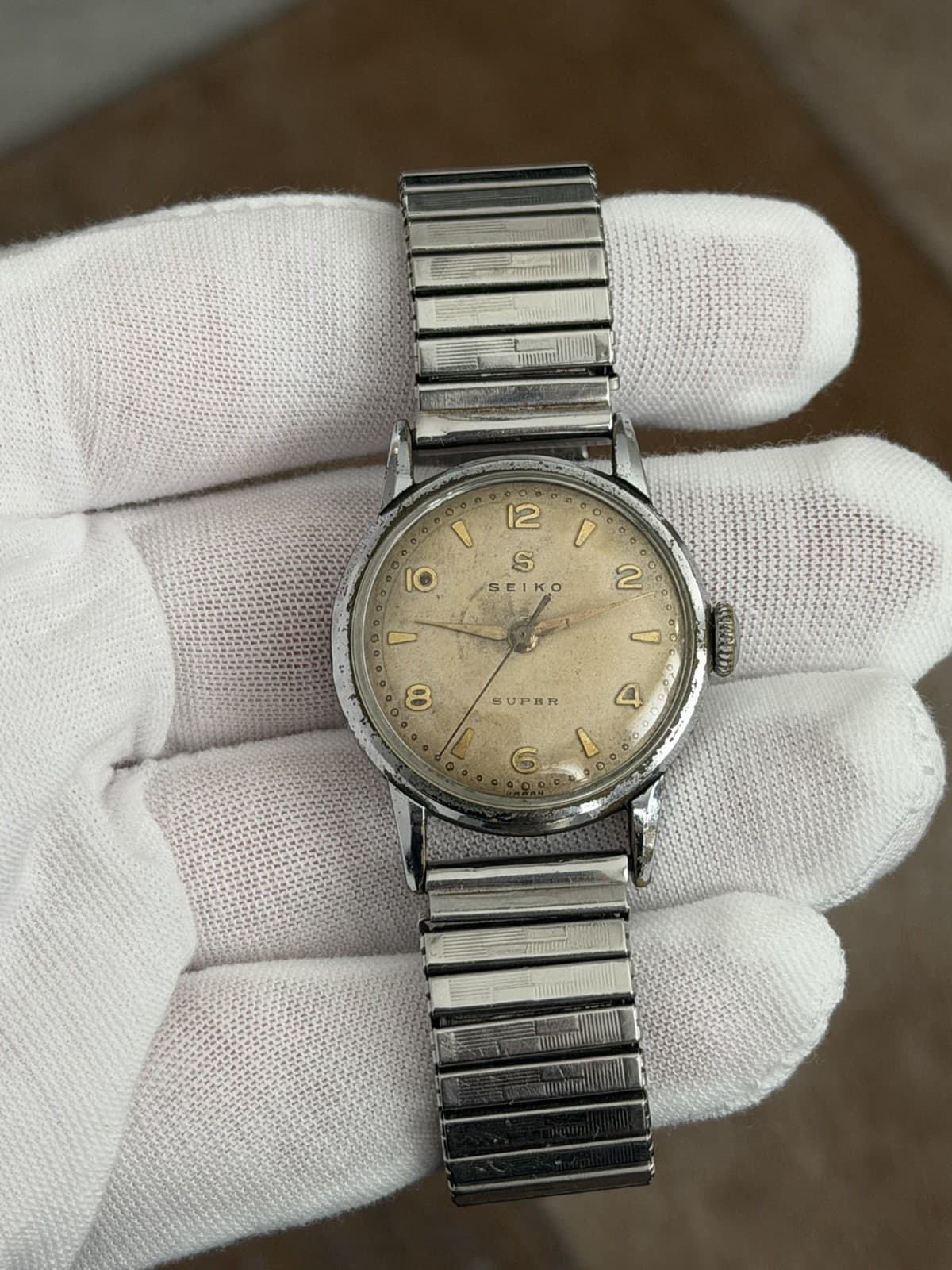 Rare Vintage Seiko Super 12033 Seikosha Manual Men’s Classic Dress Watch JDM 50s - Image 1