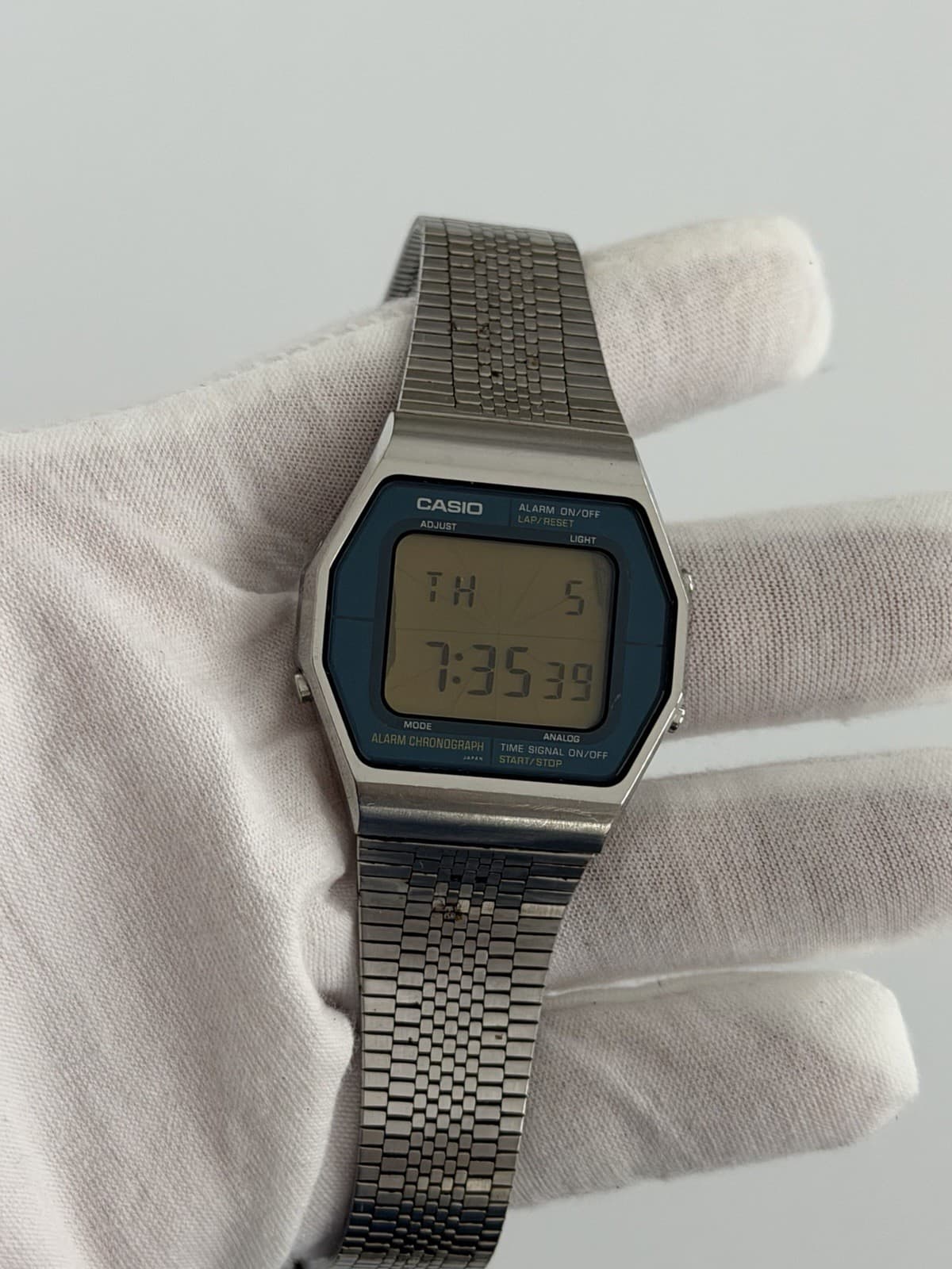 Casio A202 “Blue Thunder” Men’s Vintage Digital Sports Watch Module 103 JDM 80s