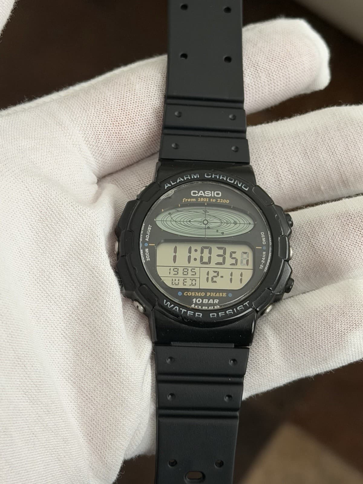 Rare Vintage Casio Cosmo Phase CGW-50 Men’s Digital Astronomy Sports Watch JDM - Image 1