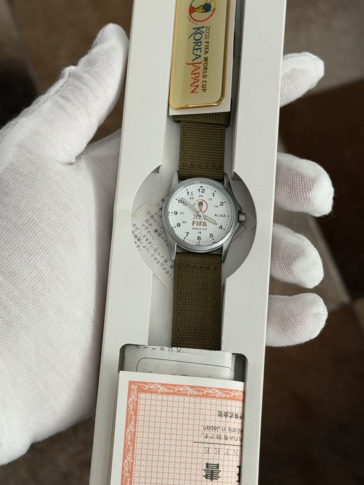 Rare Vintage Alba 2002 FIFA World Cup Quartz Sports Watch V501-0AL0 JDM - Image 1