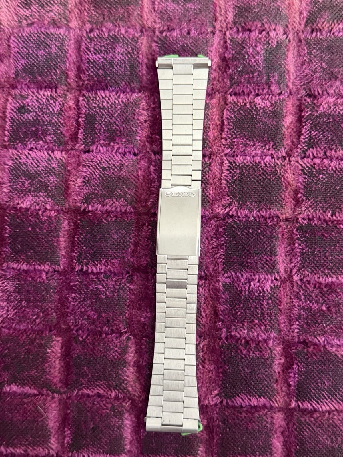 Vintage Seiko Stainless Steel Watch Band Bracelet NA231 20mm JDM 1970s - Image 1