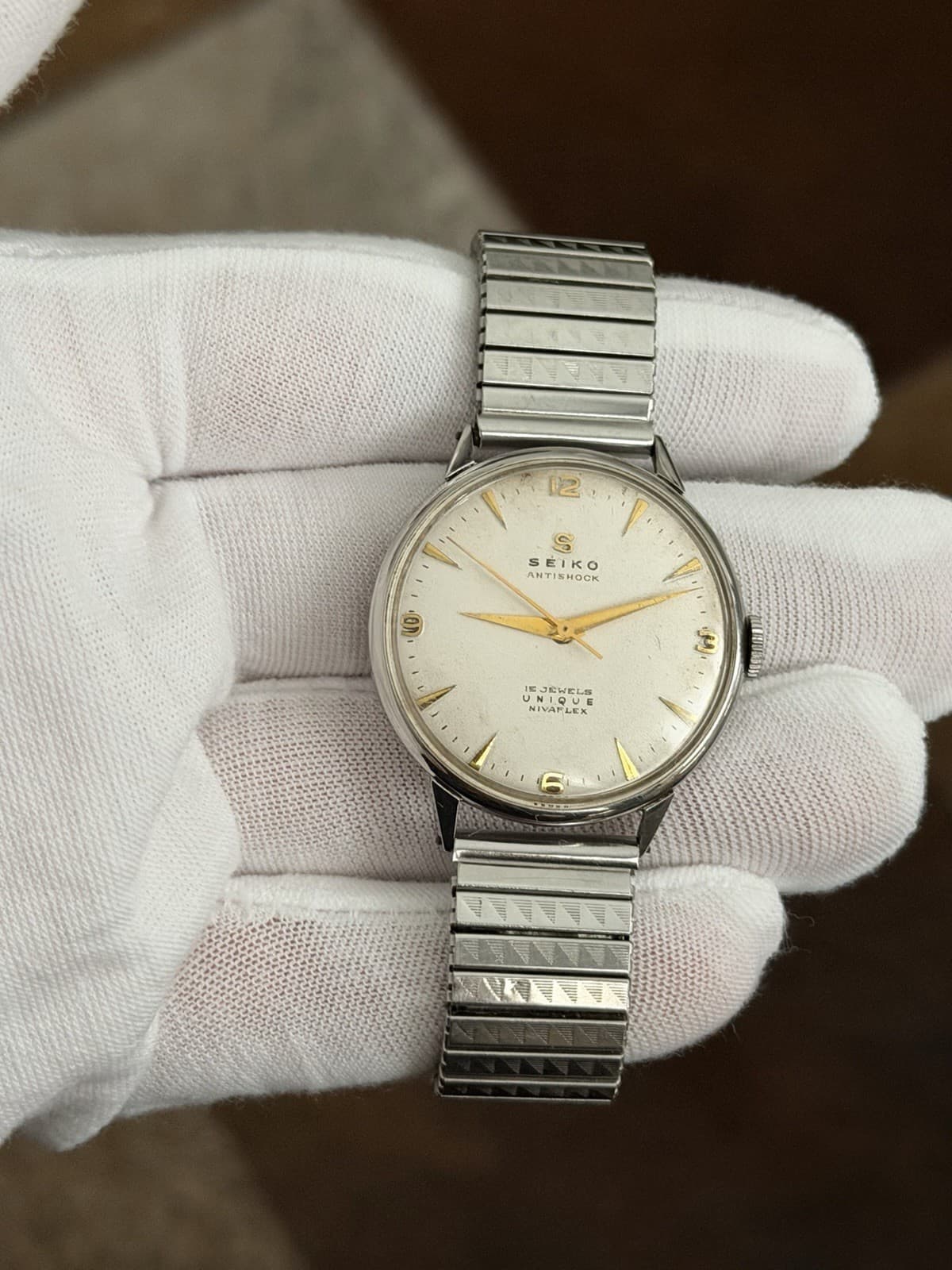 Rare Vintage Seiko Unique U14003 Seikosha 15J Men’s Classic Dress Watch JDM 50s - Image 1