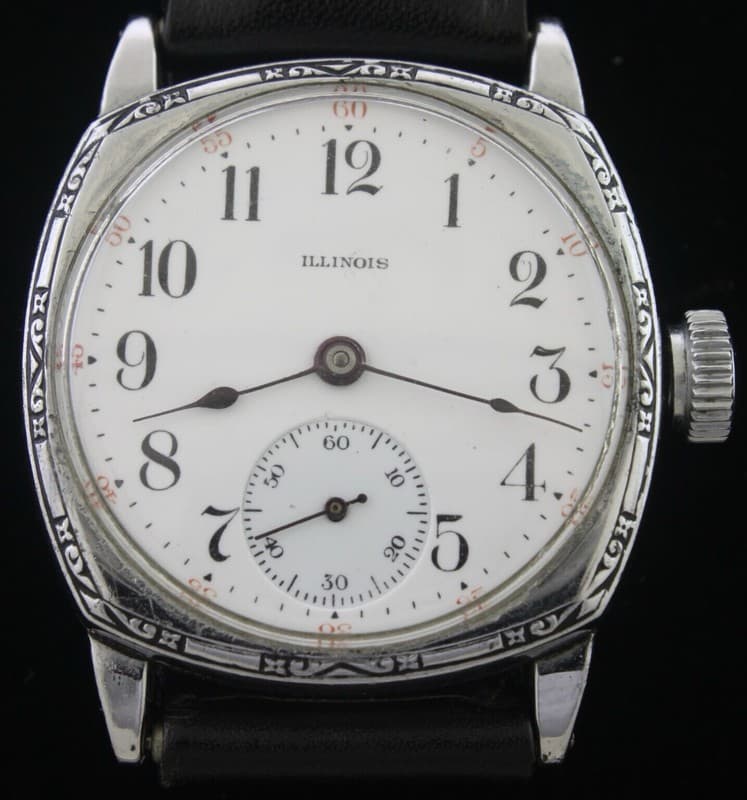 Vintage Illinois DEVON WGF 0 Size Enamel Dial Men’s Watch