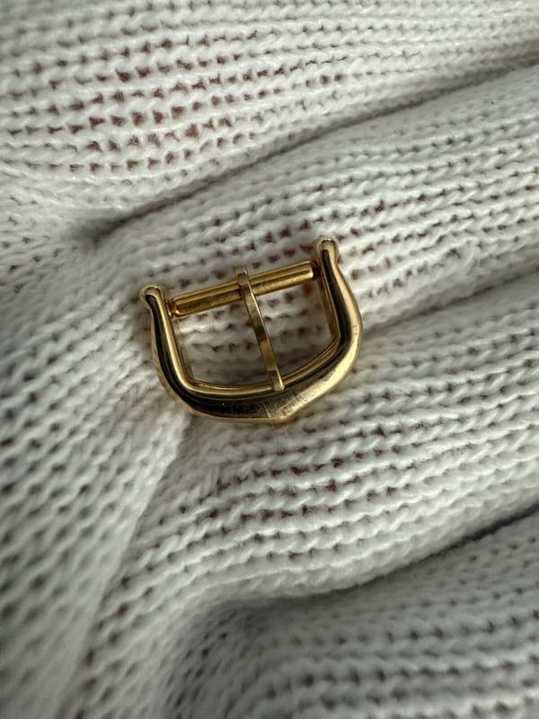 Authentic Cartier 18K Solid Yellow Gold Watch Buckle 12mm