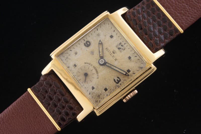 Vintage Rolex 9ct Solid Gold Men’s Watch