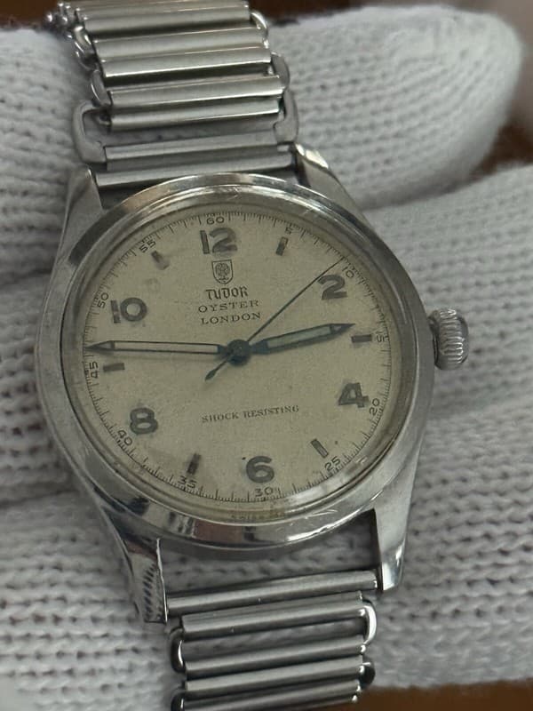 Vintage Tudor Oyster London WW2 Military Watch