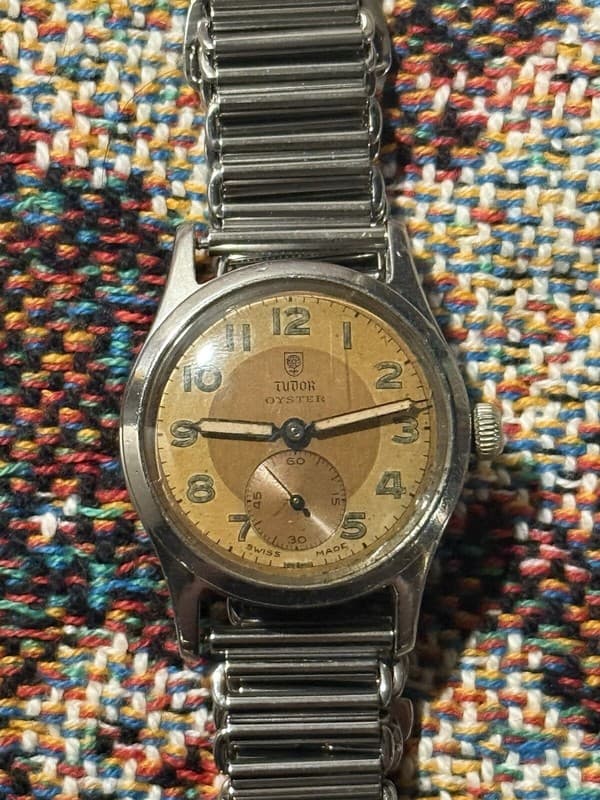 Vintage Tudor By Rolex Oyster WW2 Military Watch