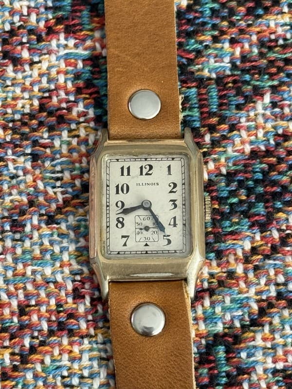 Vintage Illinois Art Deco Watch