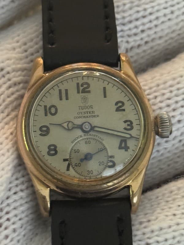 Vintage Tudor By Rolex Oyster Commander WW2 Military Watch