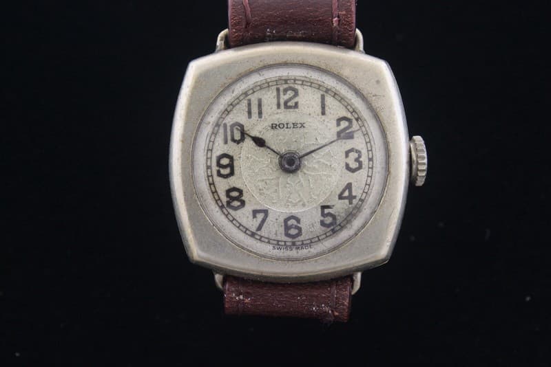 Vintage Rolex Cushion Nickel Watch