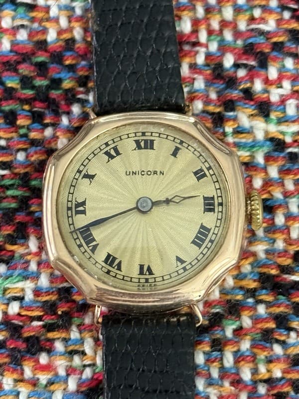 Vintage Rolex Unicorn 9ct Gold Cocktail Watch