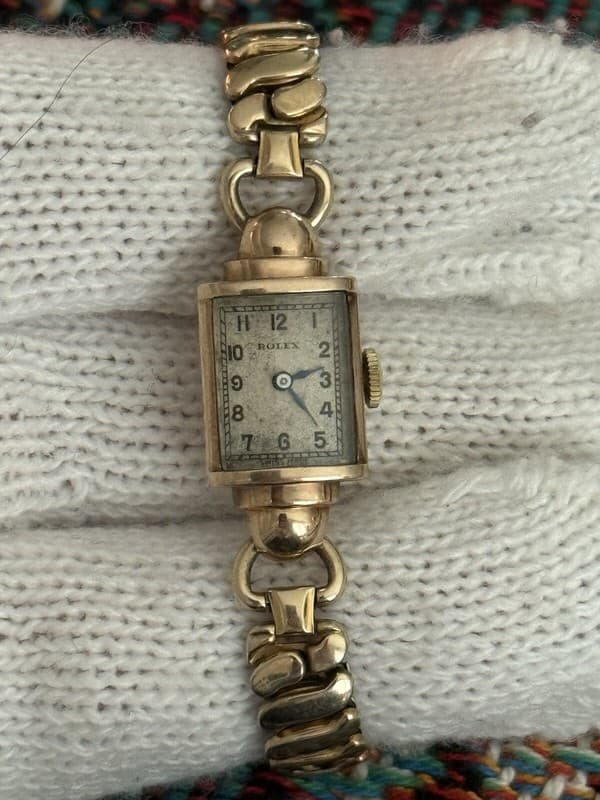 Vintage Rolex 9ct Solid Gold Cocktail Watch