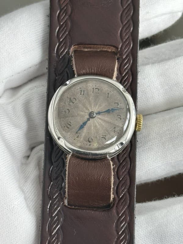 Vintage Rolex Sterling Silver Watch