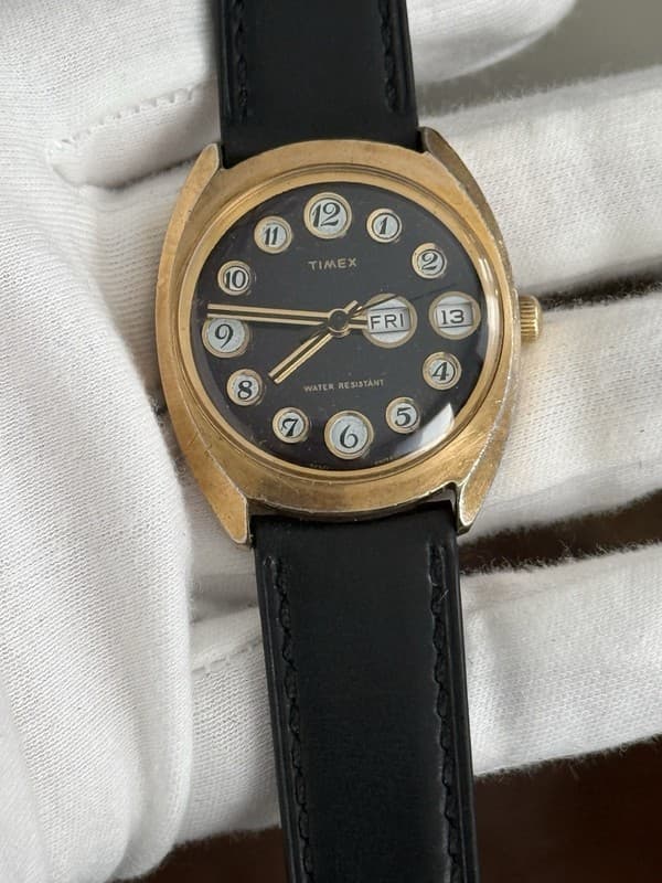 Vintage Timex Marlin Telephone Dial Men’s Watch