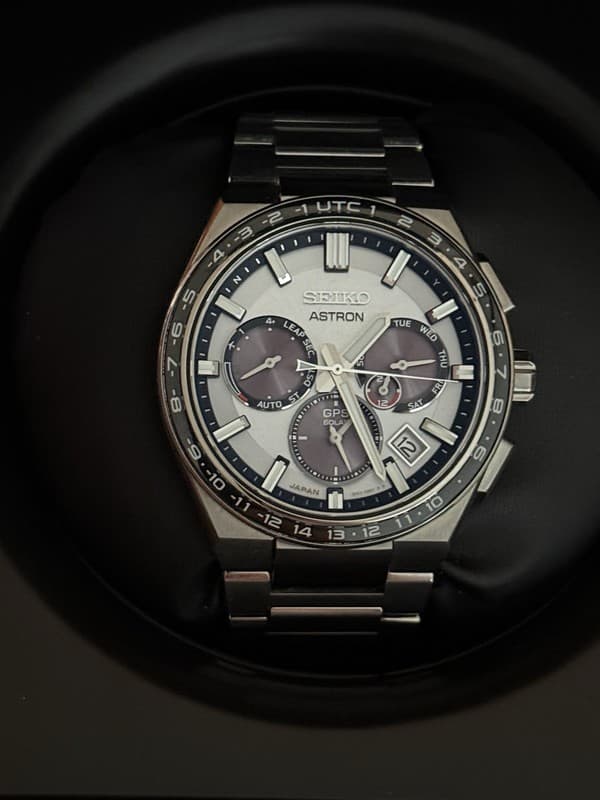 Seiko Astron Nexter SBXC107 5X53-0BR0 Solar Radio Titanium Watch - Full Set