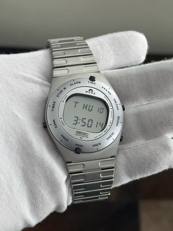 Seiko Giugiaro SBJG001 A825-00A0 Limited Edition Titanium Motorcycle Watch
