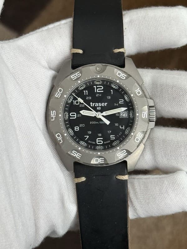 Traser P49 Special Force 100 Titanium Military Watch Tritium H3 Illumination