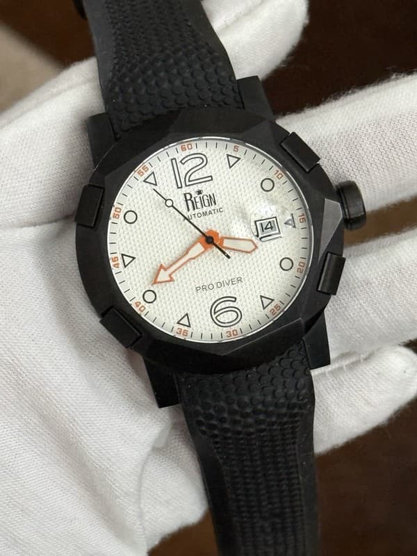 REIGN Tudor Pro Diver RN1205 Men's Automatic Watch - For Repair
