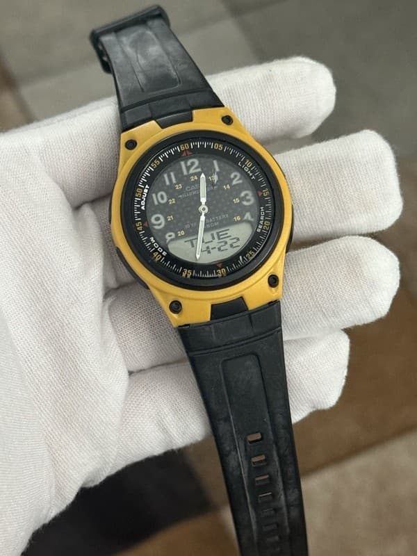 Casio Telememo 30 AW-80 Illuminator Men’s Analog Digital Watch Module 2747