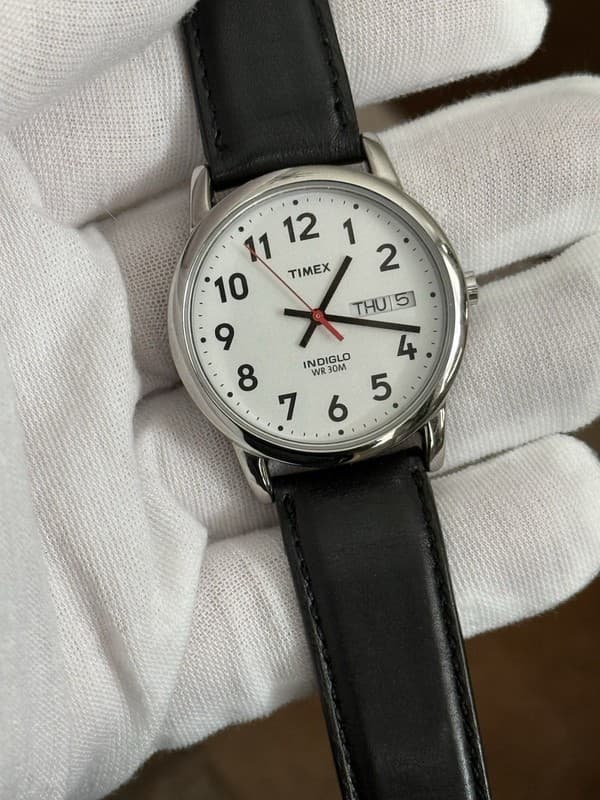Timex Easy Reader Indiglo 35mm Men’s Quartz Watch - Mint Condition