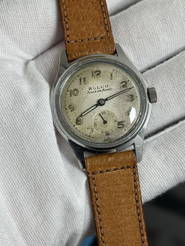 Vintage Rolex Rolco Men’s Art Deco 17J Manual Watch - Running