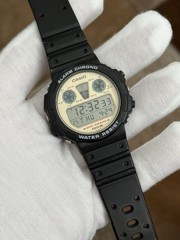Vintage Casio DGW-30 Digi Graph Men’s Digital Watch Module 828