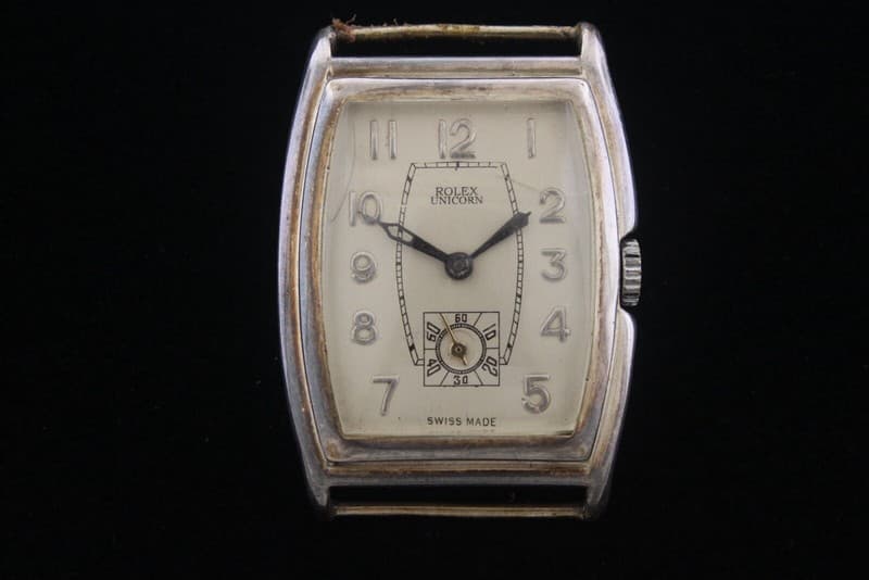 Vintage Rolex Unicorn Sterling Silver Men’s Watch