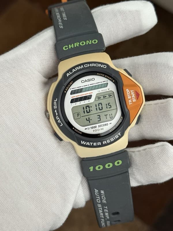 Vintage Casio SKX-1000 Ski Timer Men’s Digital Sports Watch Module 969