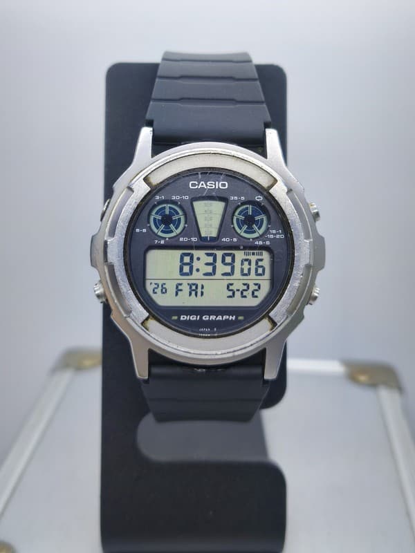 Rare Vintage Casio Digi Graph DW-3100 Men’s Digital Sports Watch JDM 1980s