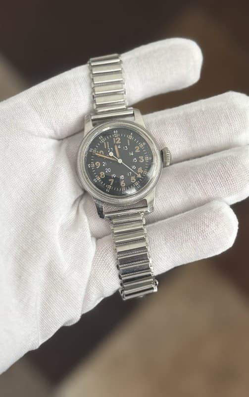 Vintage Waltham A-17 MIL-W-6433 Hack US Military Issued Men’s Watch