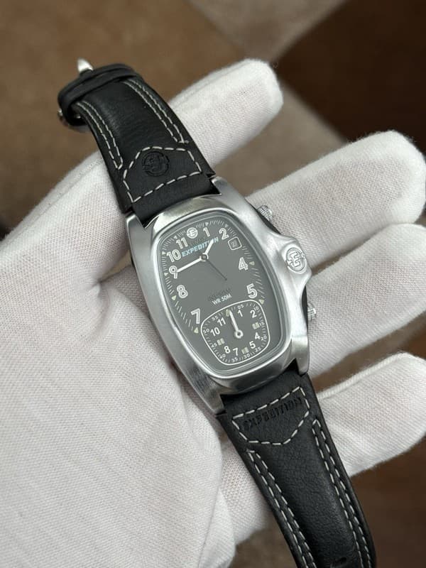 Vintage Timex Expedition Dual Time Illuminator Men’s Field Watch - For Repair