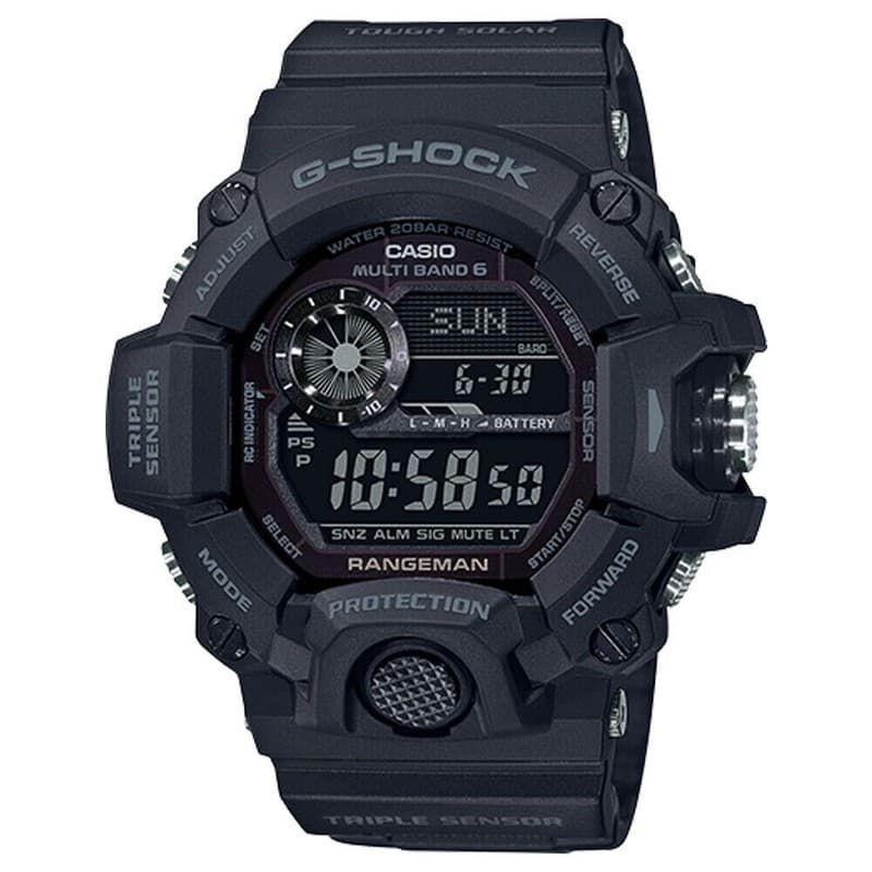 Casio G-Shock GW9400-1B Rangeman Men’s Radio Atomic Solar Digital Sports Watch