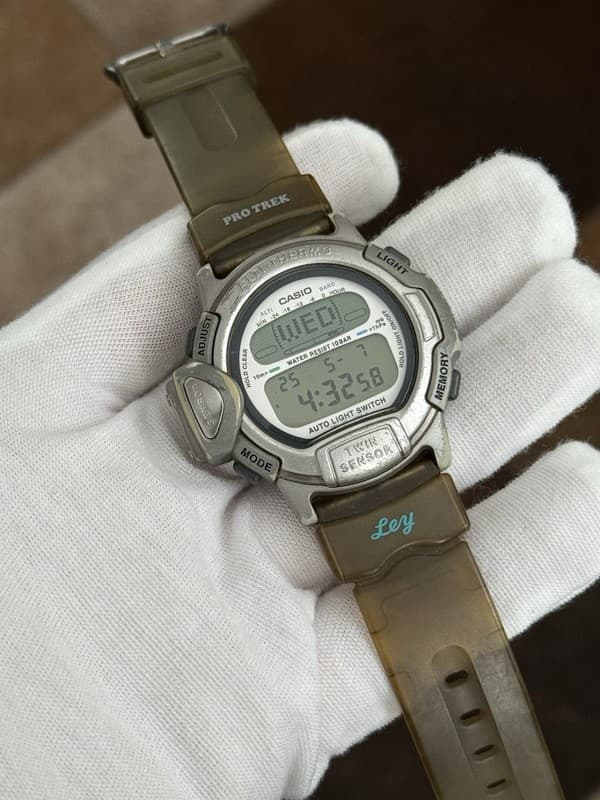 Vintage Casio Pro Trek PRL-20 Alti-Thermo Digital Men’s Watch Mod. 1676 90’s JDM