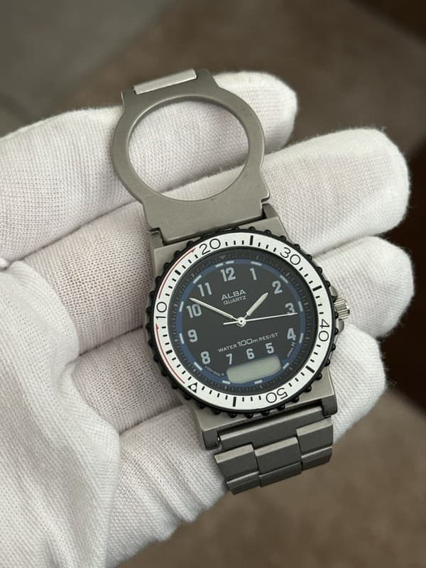 Vintage Seiko Alba V001-0030 Ana-Digi Sports Watch JDM 1990s – For Repair