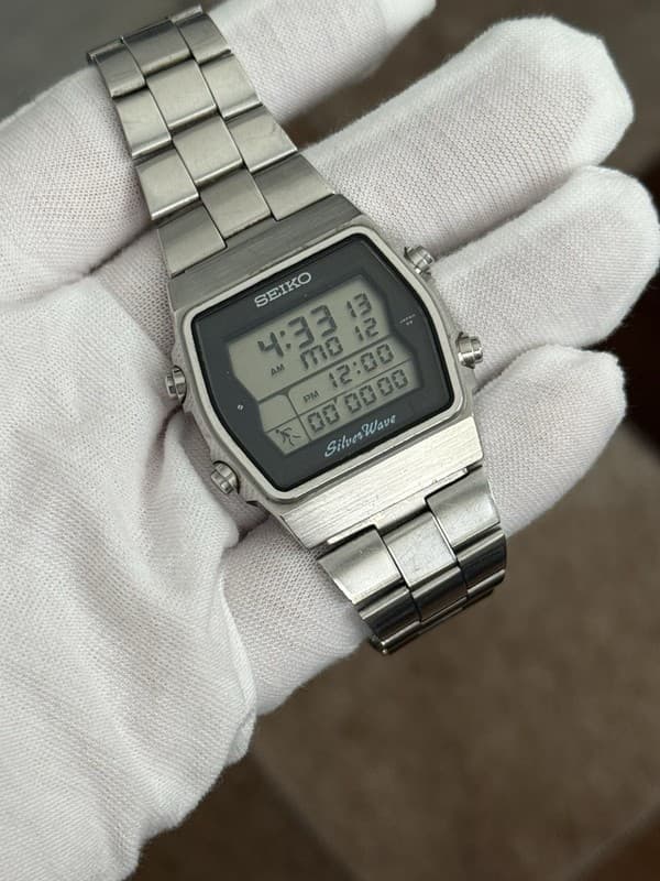 Vintage Seiko SilverWave A714-5080 JDM Men’s Digital Sports Watch 1984 - Working