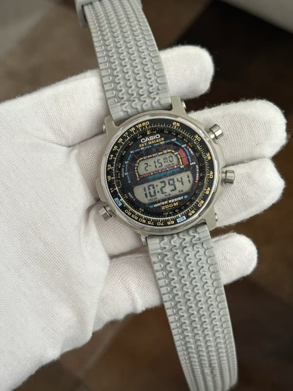 Vintage Casio Sky Walker DW-4000 905 Men’s Digital Watch JDM - Fully Functional