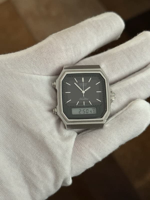 Vintage Seiko SilverWave H449-502A Ana-Digi JDM Men’s Watch 1980’s – For Repair
