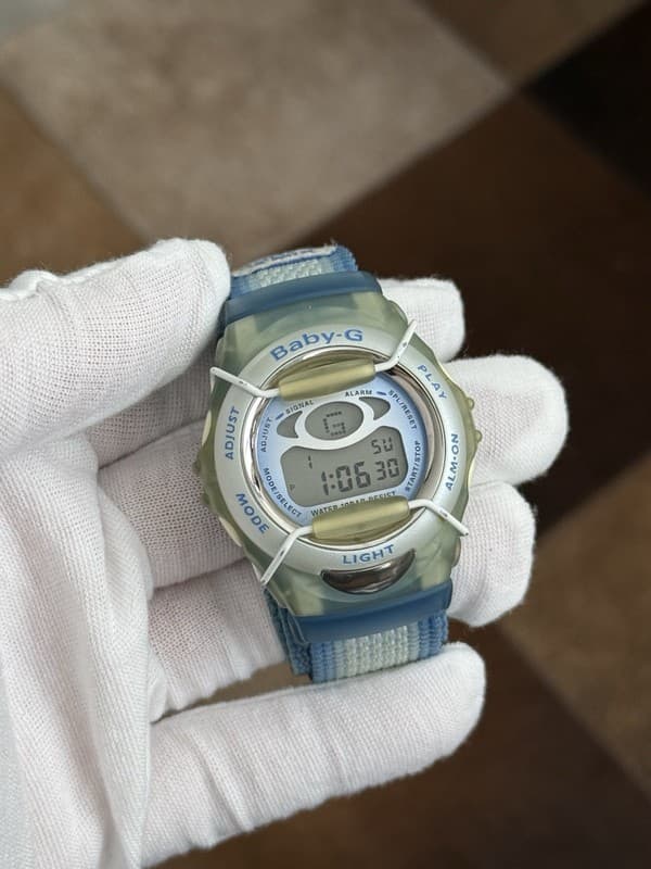 Vintage Casio Baby-G BGM-120 Digital Sports Watch Mod. 1852 JDM 1990’s - Working