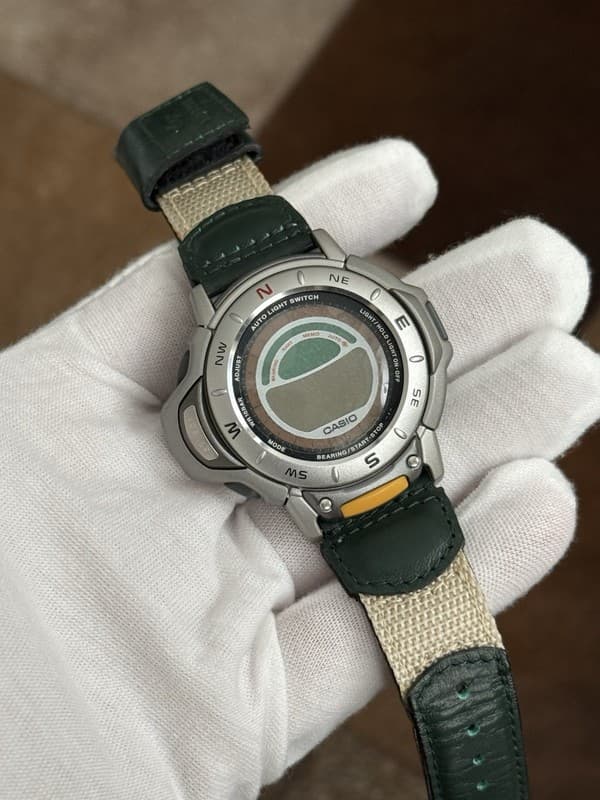 Vintage Casio Pro Trek PRL-35 Men’s Digital Sports Watch Mod. 1890 - For Repair