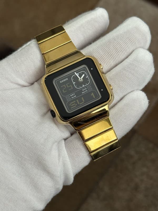 Rare Vintage Casio Futurist LAQ-2000G Men’s Ana-Digi Alarm Watch JDM 1990s