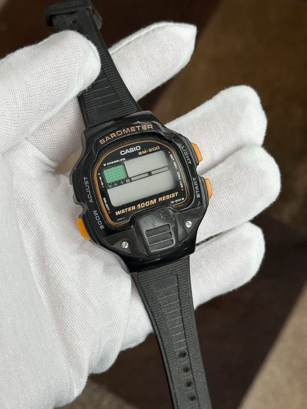 Rare Vintage Casio BM-200W Barometer Digital Sports Watch Mod. 983 JDM - Repair