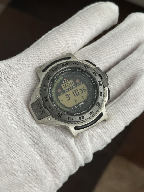Rare Vintage Casio CPW-210 Compass Digital Watch Mod. 1030 JDM 90s - For Repair