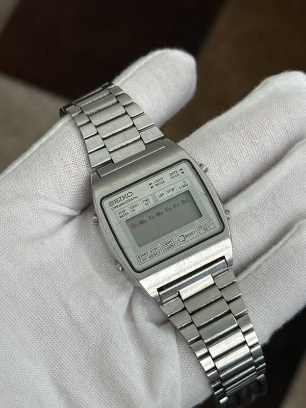 Rare Vintage Seiko M929-4000 Men’s Digital Chronograph Watch JDM 1980s - Repair