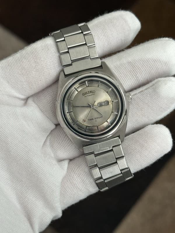 Rare Vintage Seiko Time Sonar 2206-0690 Automatic Men’s Day Date Watch JDM 1970s