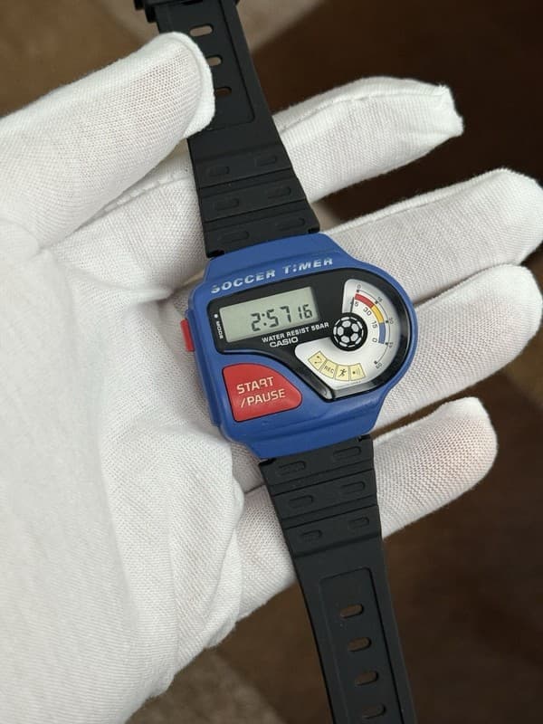 Rare Vintage Casio Soccer Timer SCT-20 Ana-Digi Watch Mod. 799 JDM - Near Mint