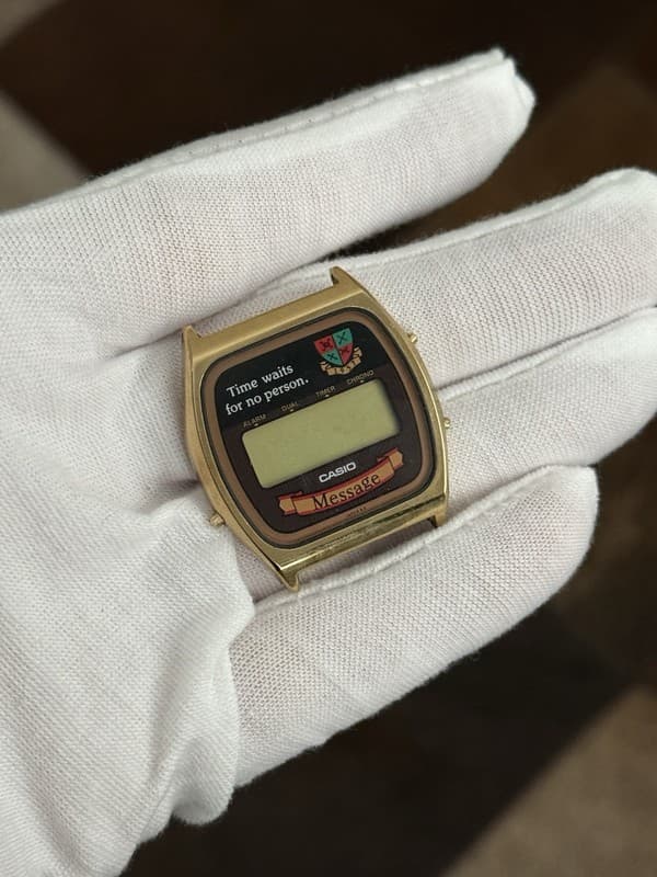 Rare Vintage Casio ME-50G Time Waits For No Person Watch Mod. 145 1980s - Repair