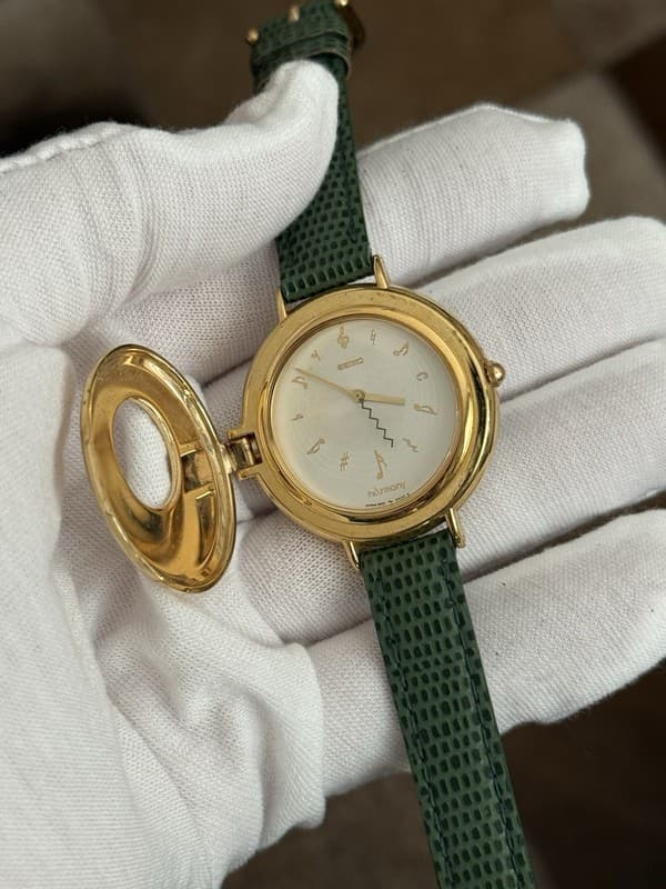 Extremely Rare Vintage Seiko Harmony 2M21-0020 Flip-Top Watch JDM 1980s - Repair