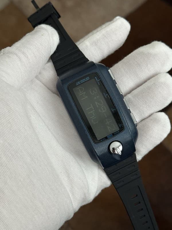 Rare Vintage Seiko Alba Spoon Web W441-4000 Men’s Digital Watch JDM 1990s