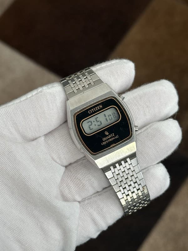 Rare Vintage Citizen Crystron LC Digital Quartz Watch 50-6117 JDM 1970s - Repair